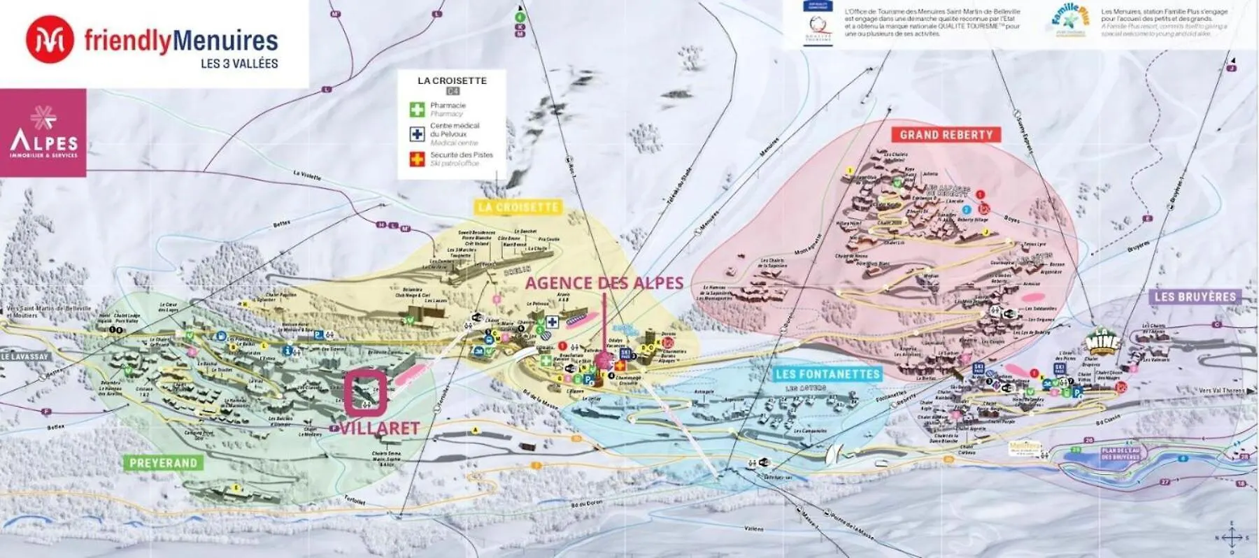 Residence Villaret - Studio Renove Sur Les Pistes Aux Menuires Mae-4234 생마르탱 드 벨빌 0*, 생마르탱 드 벨빌 프랑스