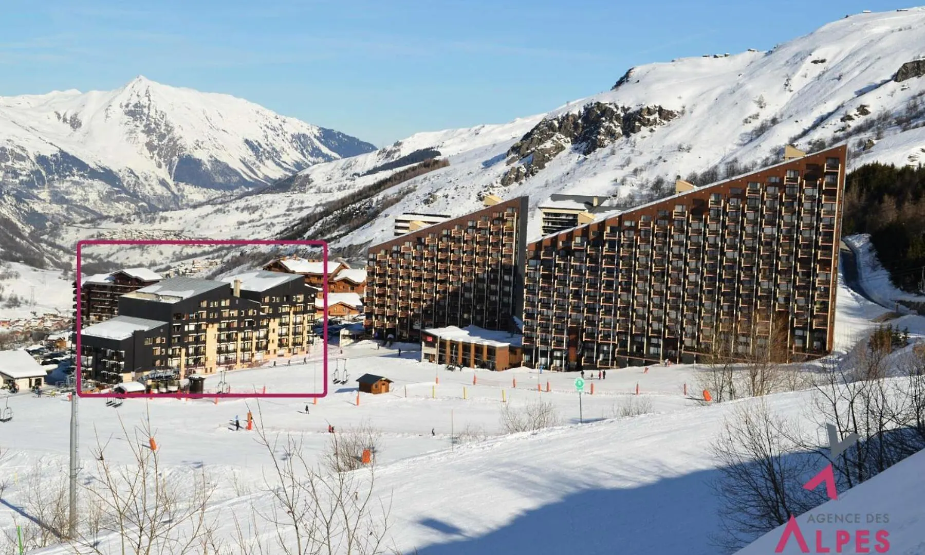 公寓 Residence Villaret - Studio Renove Sur Les Pistes Aux Menuires Mae-4234 圣马丁德贝尔维尔